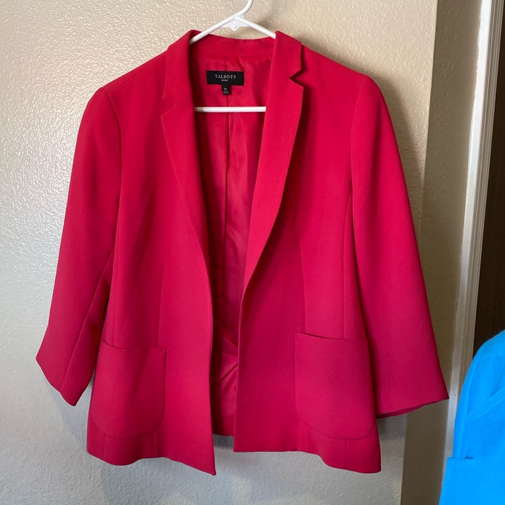 Talbots petite pink jacket